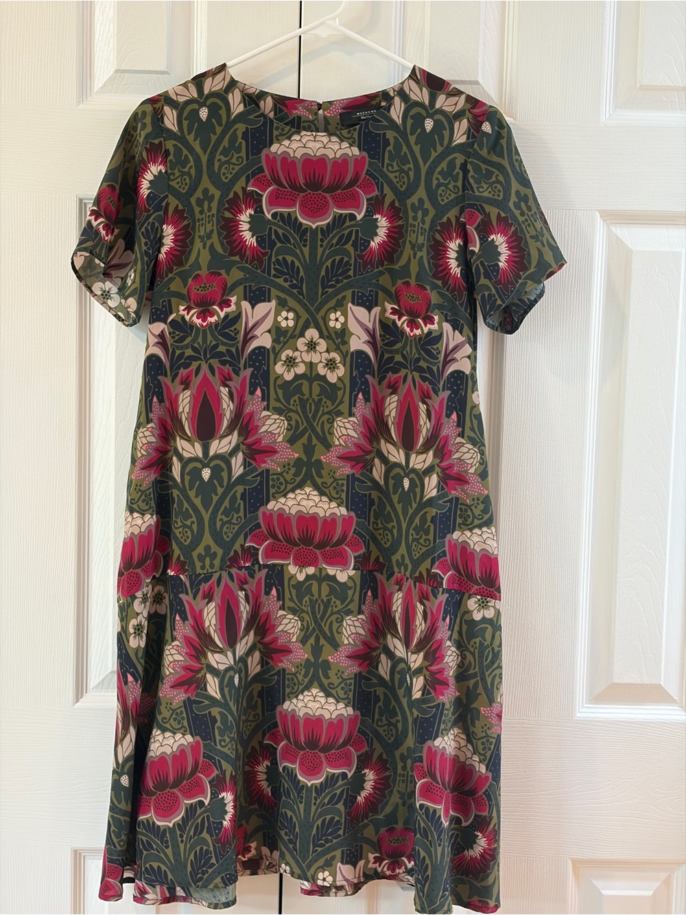 Weekend Max Mara Short Sleeve Floral Mini Dress Size S